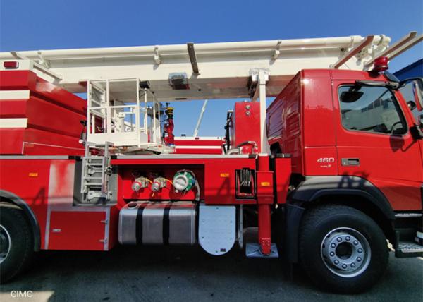 Buy cheap 2100nm 1080rpm Aerial Ladder Fire Vehicle with Fire Monitor Flowing 4800L/Min from wholesalers