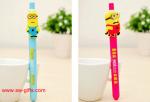 Cute Korean Stationery Small Yellow People Gel Pen Kawaii Creative Colored Pens