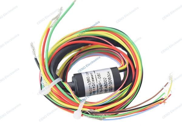 Low Temperature 300rpm Micro Slip Ring Capsule And Conductive Collector