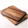 Buy cheap Kitchen 15mm Walnut Wood Cutting Board Easy Clean Surface Non Slip from wholesalers