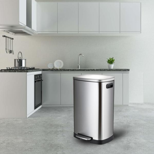 Buy cheap Smudge Proof 50L Stainless Steel Trash Bin from wholesalers