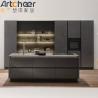 Buy cheap Commercial European Style Kitchen Cabinet with Modern Design and Melamine Finish from wholesalers