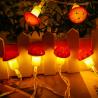 Buy cheap Battery Powered LED and USB Silver Wire Mushroom Fairy String Lights for Bedroom Indoor Wedding Dorm Garden Wedding Part from wholesalers