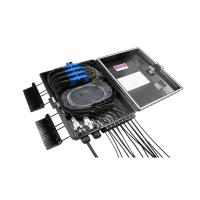 Buy cheap ABS Plastic FTTH Fiber Optic Termination Box 16 Core Wall / Pole Installation product