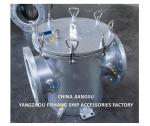Szie-8"-Dn200 Cement Compressor Sea Water Strainer Carbon Steel Body Stainless