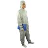 Buy cheap 2.5mm Grid 98% 99% Polyester Antistatic ESD Coverall from wholesalers