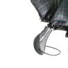 Buy cheap Fully Automatic Large Mens Three Fold Umbrella With Luxury Handle And Firberglass Ribs from wholesalers