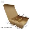 Buy cheap Brown Kraft Paper Lunch Three Compartment Food Containers 1500ml from wholesalers