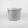 Buy cheap ISO9001 Certified Oval Plastic Bucket 10 Liter Plastic Bucket Gray Color from wholesalers