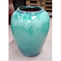 Buy cheap 50x64cm Glazed Large Outdoor Ceramic Pots For Plants product