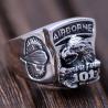 Buy cheap Retro Jewelry 925 Sterling Silver Engraved US Army Eagle Style Men Ring (XH052370) from wholesalers