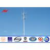 Buy cheap Round Tapered Mast Steel Structure Mono Pole Tower , Monopole Telecom Tower from wholesalers