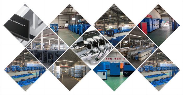 Screw Dry High Pressure Oil Free Air Compressor Electric Industrial Low Pollution