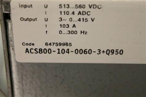 Buy cheap ACS800-104-0125-3+Q950 Abb Frequency Converter 400V 25 kVA / + AGPS-01 34 kg from wholesalers