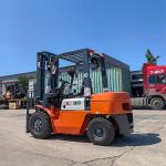 Buy cheap Container Mast 3ton Forklift Red Diesel Powered Forklift Chinese Engine from wholesalers