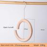 Buy cheap Multifunctional Wooden Clothes Hanger Unpainted Scarf Ring Hanger from wholesalers