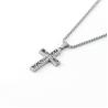 Buy cheap New hollowed out cross men's necklace, fashionable, simple and exquisite accessories wholesale from wholesalers