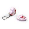 Buy cheap heart pocket tin with key ring from wholesalers