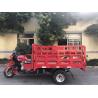 Buy cheap Adult 250CC Cargo Tricycle Open Body Type 1700 * 1250mm Drum Brake 60km/H Max Speed from wholesalers