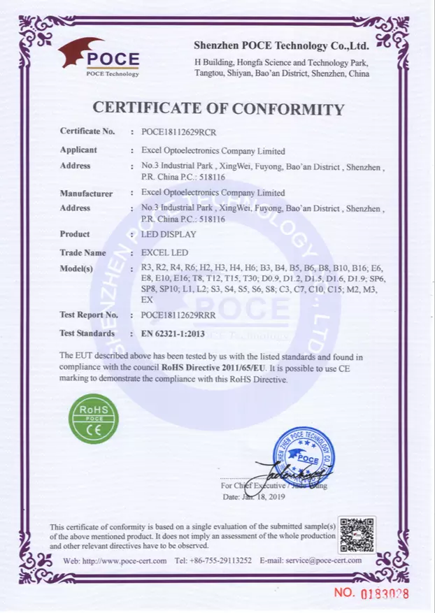 quality assurance poster p2.5 indoor digital poster
