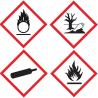 Buy cheap Vinyl Hazardous Chemicals Labels Waterproof Adhesive Safety Warning Stickers from wholesalers