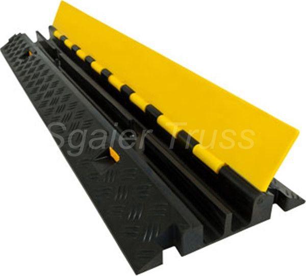Buy cheap Roadway Safety Truss Parts Strong Impacting Resistance Heavy Duty Rubber Cable Protector from wholesalers