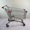 Buy cheap 180L General store Galvanized European Market Supermarket Shopping Trolley from wholesalers
