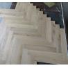 Buy cheap White Oak Herringbone Engineered Parquet Flooring, Smoked, Color 04 from wholesalers