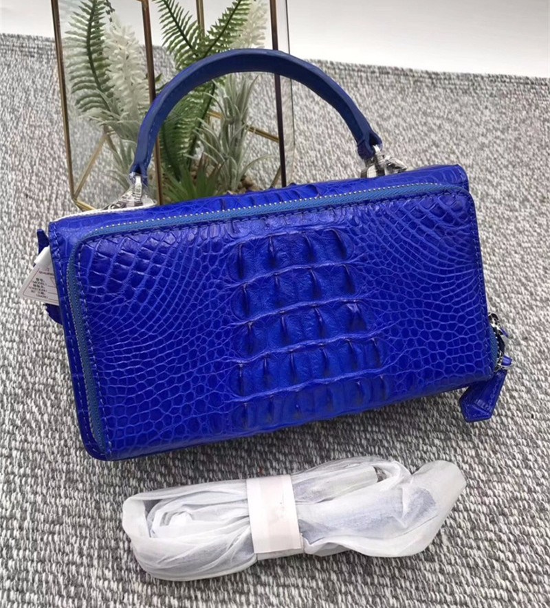 Fashion Genuine Crocodile Leather Women Small Mini Handbag Lady Purse Authentic Alligator Skin Female Cross Shoulder Bag