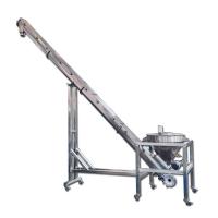 Buy cheap Adjustable Speed Spiral Feeder Stainless Steel Industrial Powder And Granular Lifting Conveyor product