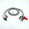Buy cheap Hight Quality Din Type 7 Lead Snap Holter Recorder Ecg Lead Wires from wholesalers