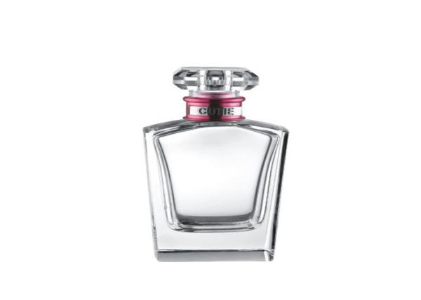 Buy cheap Rectangle Shape Clear Glass Perfume Bottles Printing Label Custom Made from wholesalers