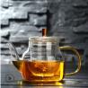 Buy cheap Durable Stovetop Safe Teapot , Borosilicate Glass Clear Teapot With Infuser from wholesalers