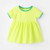 Buy cheap Solid Color Cotton Girls Dress Summer Children'S Clothing from wholesalers
