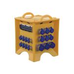 32A Low Voltage Waterproof Stage Power Distribution Box IEC Standard