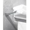 Buy cheap Double towel rack 88111B,brass,chrome for bathroom &kitchen,sanitary from wholesalers