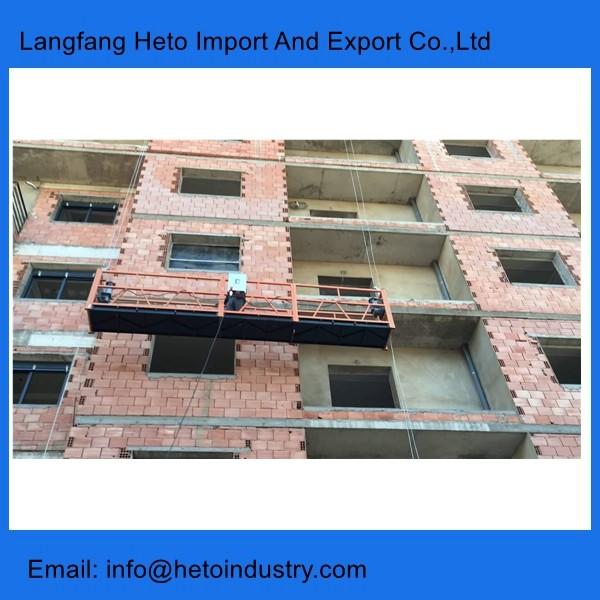 Buy cheap Galvanized steel ZLP630 6 meters 630kg temporary access modular suspended platform from wholesalers