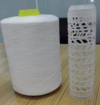 Sewing Weaving Raw White Yarn Paper Cone 20 / 2 30 / 2 40 / 2 Abrasion