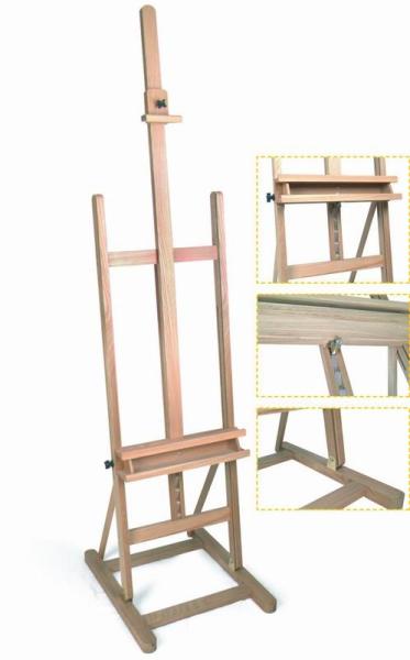 Buy cheap Vertical Artist Painting Easel Floor Standing Easels For Children Natural Color from wholesalers