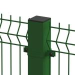 Eco Friendly Decorative 4mm Wire 3d Curved Fence Panel RAL Colors