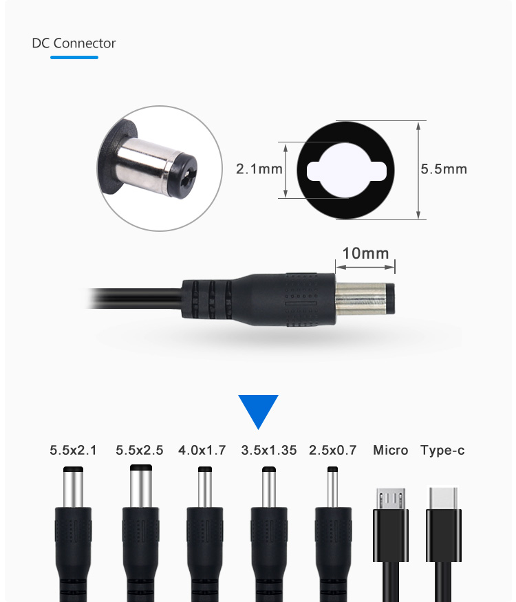 9v Power Supply Adapter 500mA With IEC 62368 Power Switch Adapter