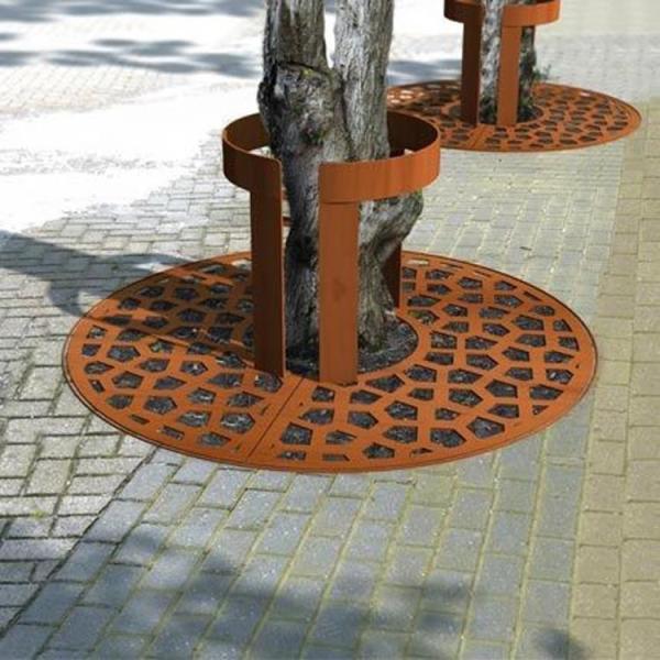 Buy cheap Outdoor Decor Rusty Corten Steel Bollard Light For Garden Lawn from wholesalers