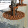 Buy cheap Outdoor Decor Rusty Corten Steel Bollard Light For Garden Lawn from wholesalers