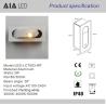 Buy cheap Contemporary recessed mounted led headboard wall light/hotel led bedside wall light/led bed wall light from wholesalers