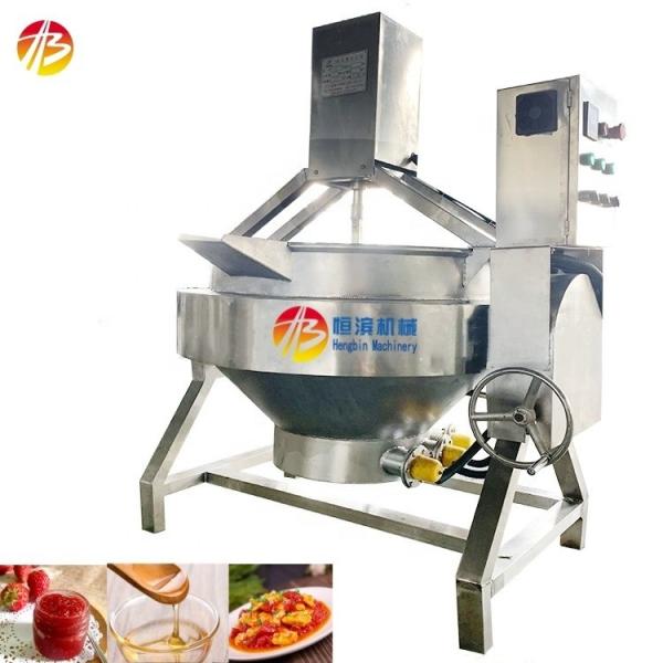 200kg per batch Stainless Steel Jacket Cooking Kettle for Commercial Food