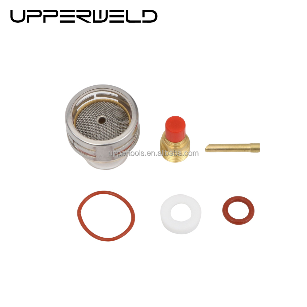 WP9 20 Welding Torch Pyrex Glass Cup Kit 16 54NQCN 2.4MM Gas Lens Wedge Collect Easy
