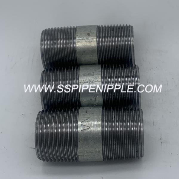 Buy cheap 1/2"X2" Galvanized Steel Pipe Nipple ASTM A53 ANSI/ ASME B1.20.1 from wholesalers