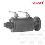 Buy cheap DN50 DBB Forging Carbon Steel Ball Valve High Pressure Double Block Double Bleed from wholesalers