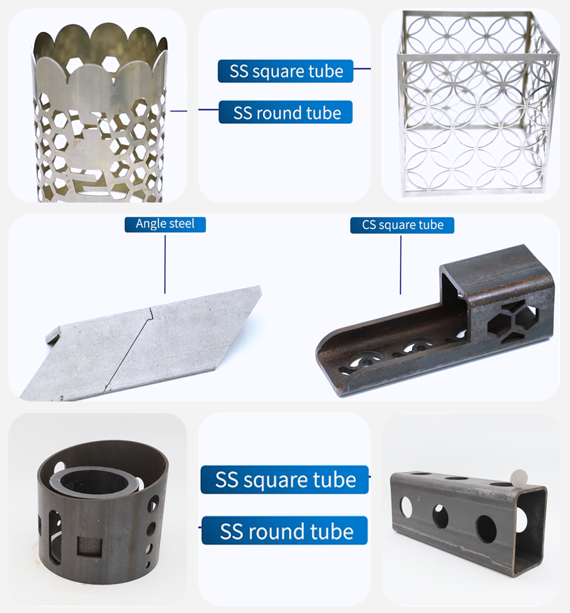 Cutting Speed 0-100m/min Laser Tube Cutting Machine with Continuous Wave Operation