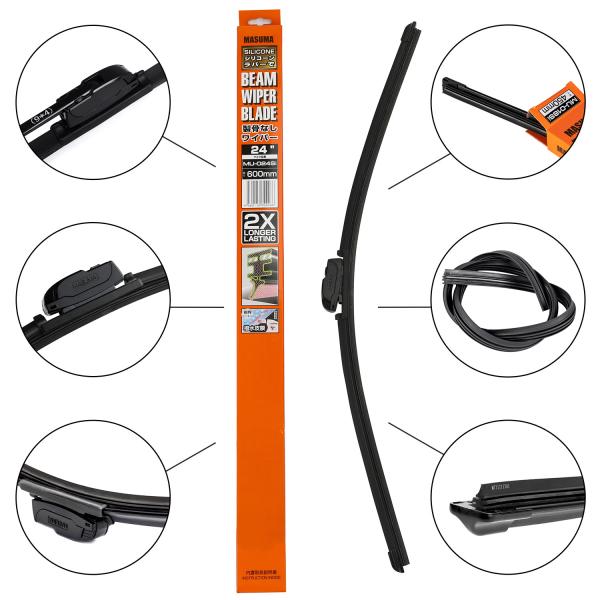 Buy cheap Auto Parts 24 inch Rubber Wiper Blade for Flat Windscreen 09195371 28890-00Q1C 28890-40U11 from wholesalers